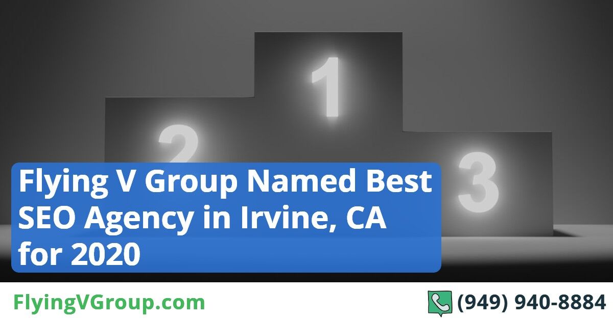 Flying V Group Named Best SEO Agency in Irvine, CA for 2020